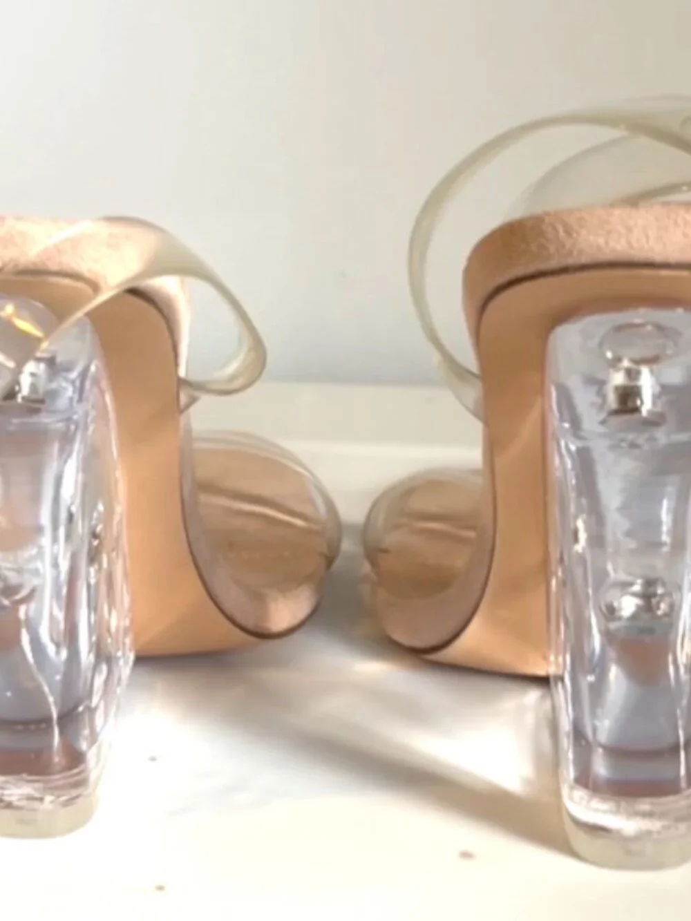 FASHION NOVA NWOB PAMELA WEDGE - NUDE SIZE 6.5